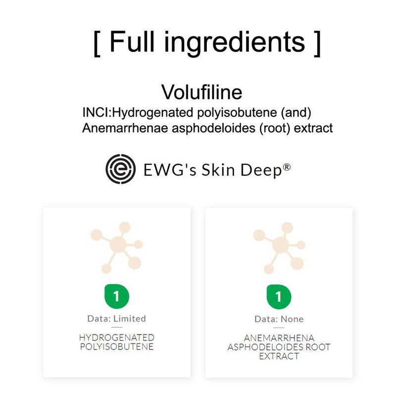 Volufiline 10ml - Cosmetic Ingredient for Skin Elasticity & Wrinkle Improvement | Face & Body Use