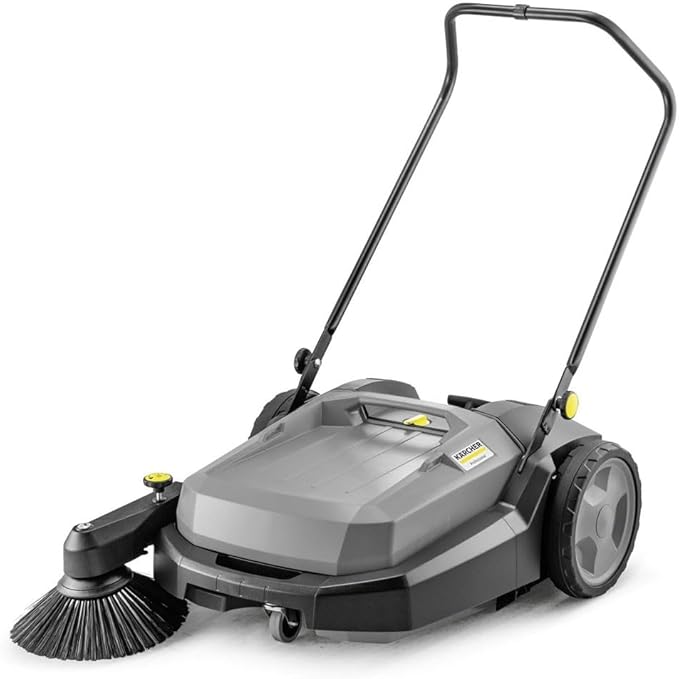 KÃ¤rcher Pro Walk Behind Outdoor Push Sweeper, KM 70/20 C, 1 Bristle Brush - 28" Working Width, 12 Gallon, Heavy Duty Broom - for Commercial Use in Warehouses, Workshops, and More