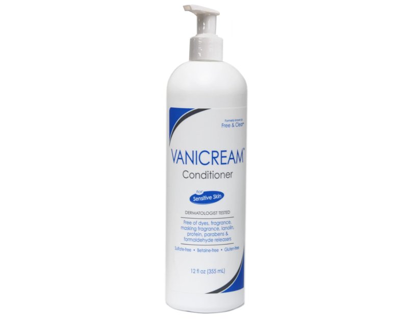 Vanicream Conditioner for Sensitive Skin, Free of Dyes, Fragrance, Lanolin, Parabens and Formaldehyde Releasers, Dermatologist Tested, 12 fl oz (Pack of 3)