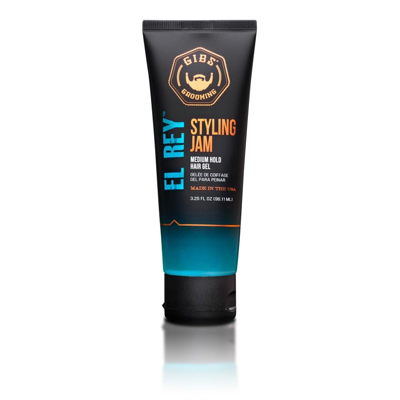 GIBS GROOMING El Rey Styling Jam for Men, Blue, 7.5 Fl Oz