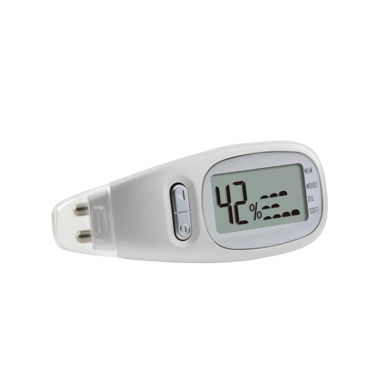 SHQYMBLT Portable digital facial moisture tester skin analyzer facial hydration corneometer skin hydration meter water oil tester for face skin care with backlight LCD display gifts for girls women