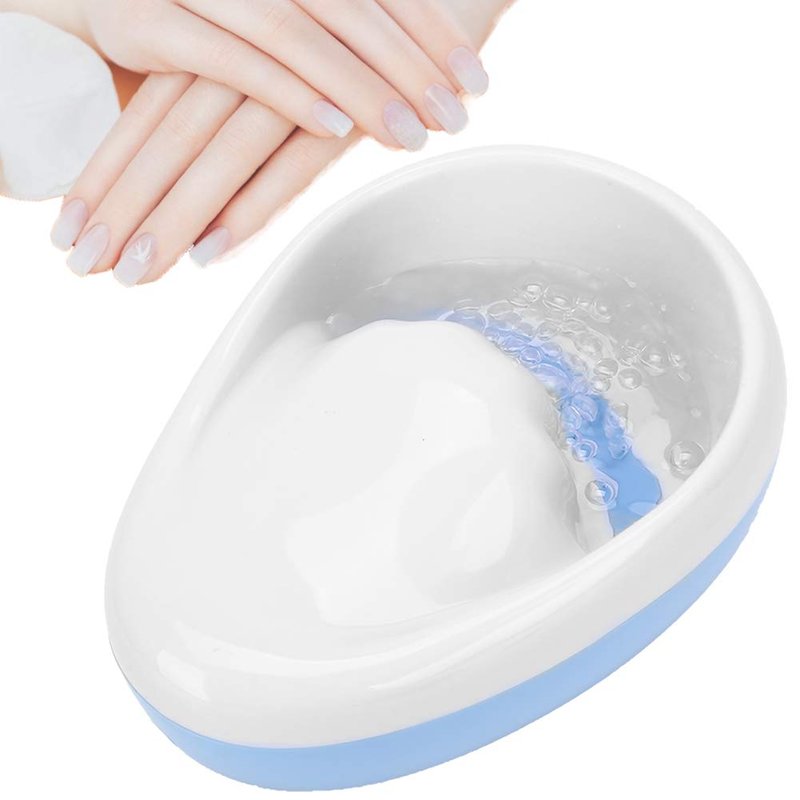 Electric Nail Bubble Bowl - Soaking & Polish Remover for DIY Manicure | Spa Tool for Easy Nail Art