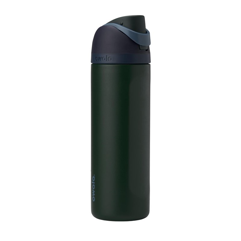 Owala FreeSip Insulated Stainless Steel Water Bottle with Straw, BPA-Free Sports Water Bottle, Great for Travel, 24 Oz, Lost Signal