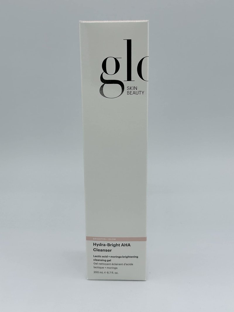 Glo Skin Beauty Hydra-Bright AHA Cleanser, 6.7 Oz – Hydrating Face Wash with Lactic Acid, Gentle Exfoliating Facial Cleanser for Dry, Oily & Sensitive Skin – Brightening Face Cleanser for Women & Men