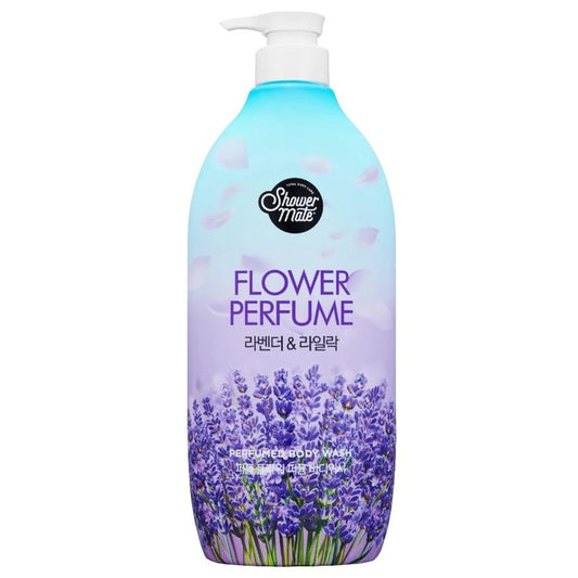 SHOWERMATE Flower Perfume Body Wash 40.57 fl oz / 1.2 L (Purple - Lavender & Lilac)