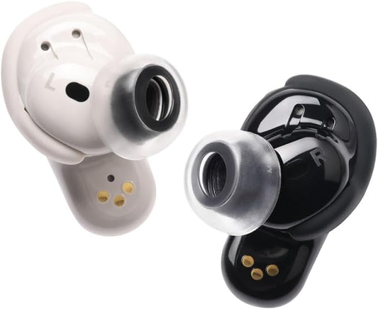 AZLA SednaEarfit Crystal for Bose Earbuds 2 Pair - Bose Earbuds Replacement Tips - Compatible with Bose Quietcomfort Ultra Earbuds, Bose QC Earbuds II (M)