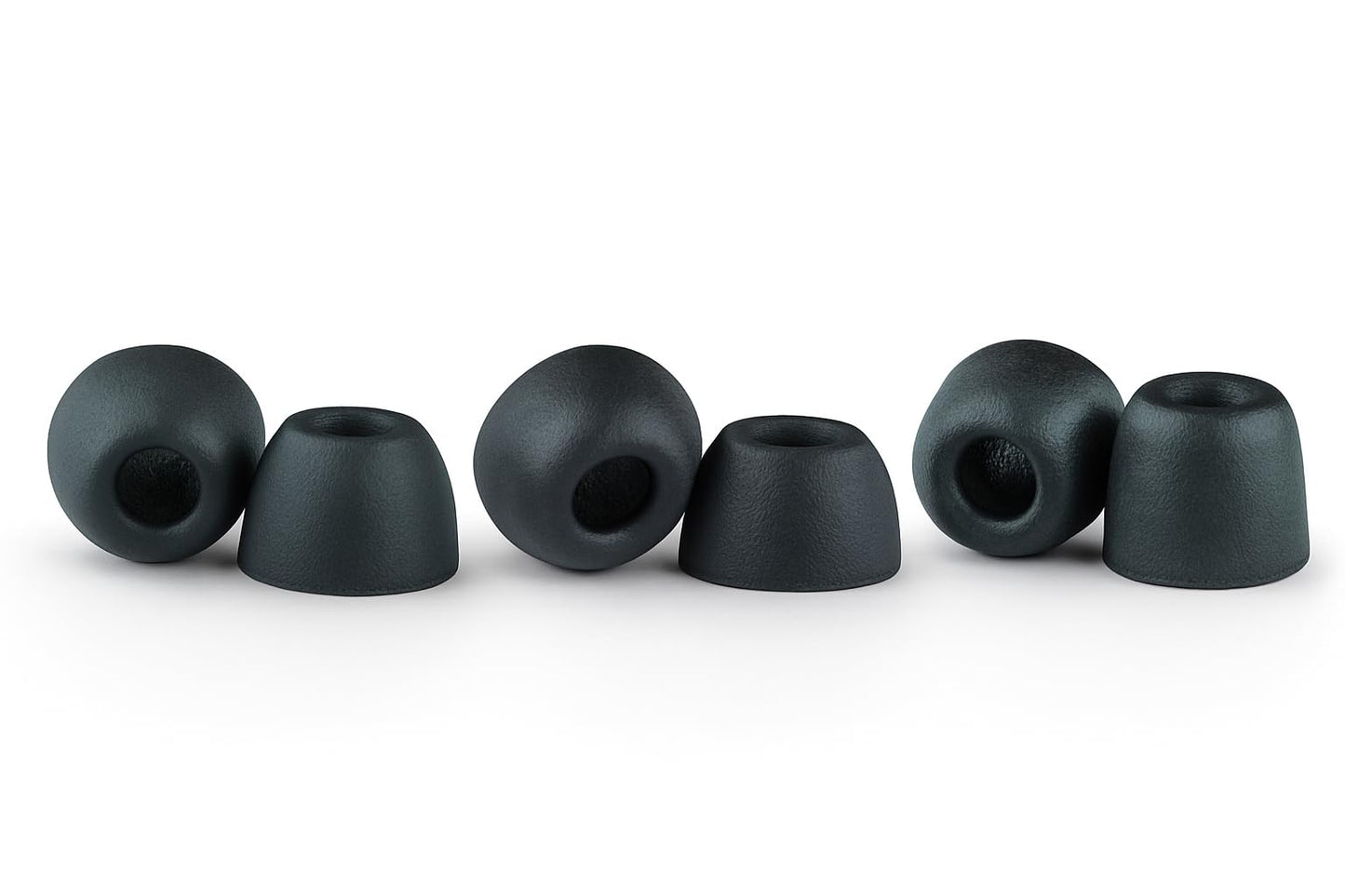 Comply 100 Core Series | Memory Foam Replacement IEM Ear Tips for Etymotic, Westone, Klipsch & More | Superior Noise Isolation, Ultimate Comfort, Secure Fit | Variety, Black, Small (3 Pairs)
