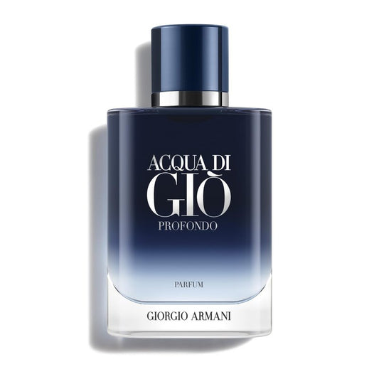 Armani Beauty Acqua di Giò Profondo Cologne for Men - Aromatic Fougère & Ambery Fragrance with Bergamot & Patchouli Notes
