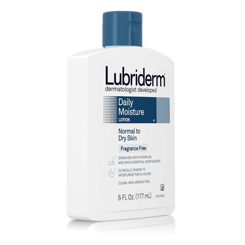 Lubriderm Daily Moisture Lotion Fragrance Free 6 oz (Pack of 5)