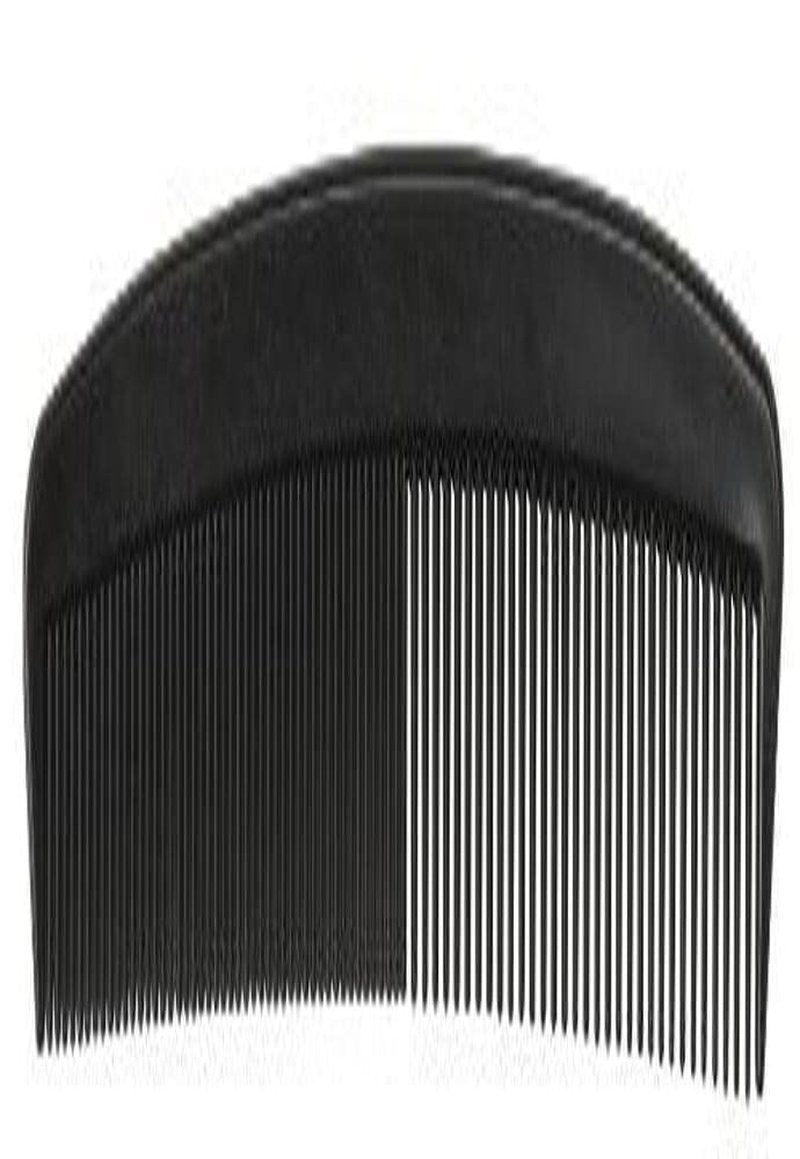 Medline Classic Plastic Combs, Black, 9", Not Made from Natural Rubber Latex, Perfect for Hair Styling, Pack of 144