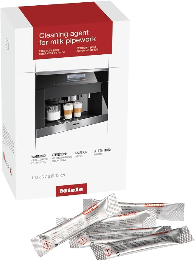Miele Original Pipework Cleaner for Coffee Machines, 100 Sachets