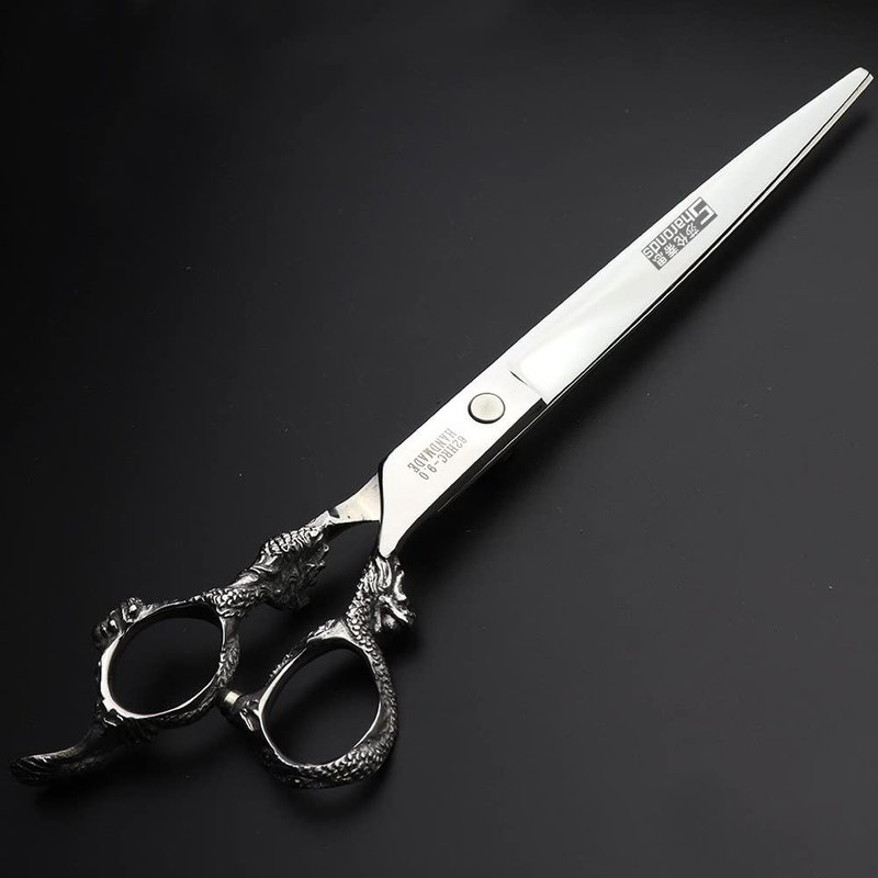 SHARONDS Hair Cutting Scissors Hairdressing Scissors Thinning Scissor Professional Barber Salon Home Shear For Men Women (9 inch flat)