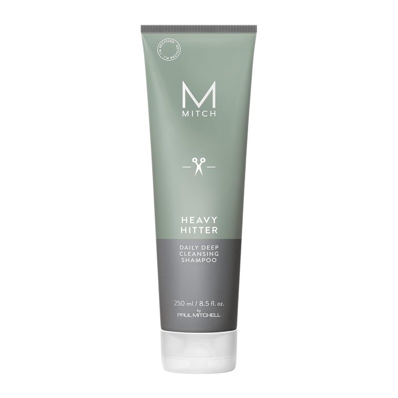 Mitch Heavy Hitter Daily Deep Cleansing Shampoo for Men | All Hair Types, 10.1 oz