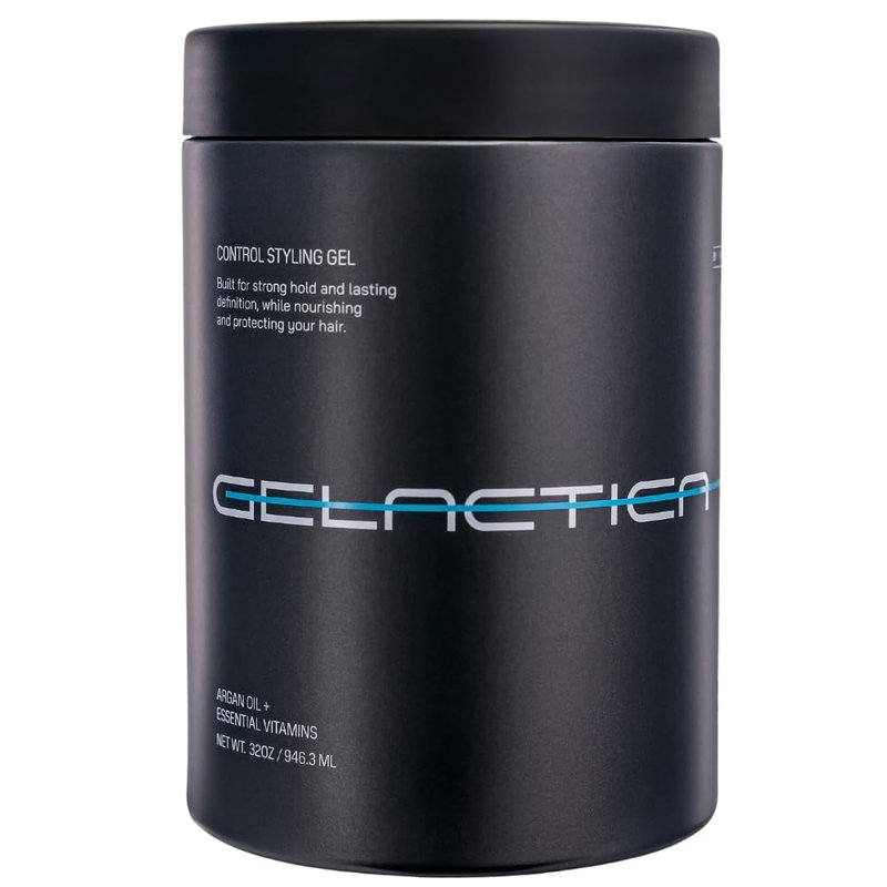 Max Control Hair Gel for Men - Alcohol-Free Strong Hold Styling Gel | Natural Extracts, 32 oz