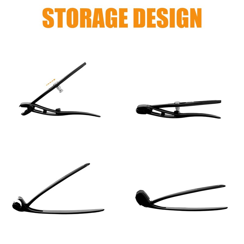 Precision Stainless Steel Heavy Duty Angled Head,Wide Jaw Clippers for Seniors and Man,Ingrown Toenail,Thick Nail.Long Handle, Extra-Large Slanted Nail Cutter.Men,Women,Elderly. (5PCS)