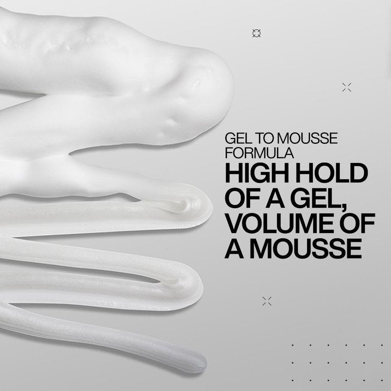 Redken Stay High Volumizing Mousse For Fine Hair - High Hold Gel to Mousse, Strong Hold for 24 Hours