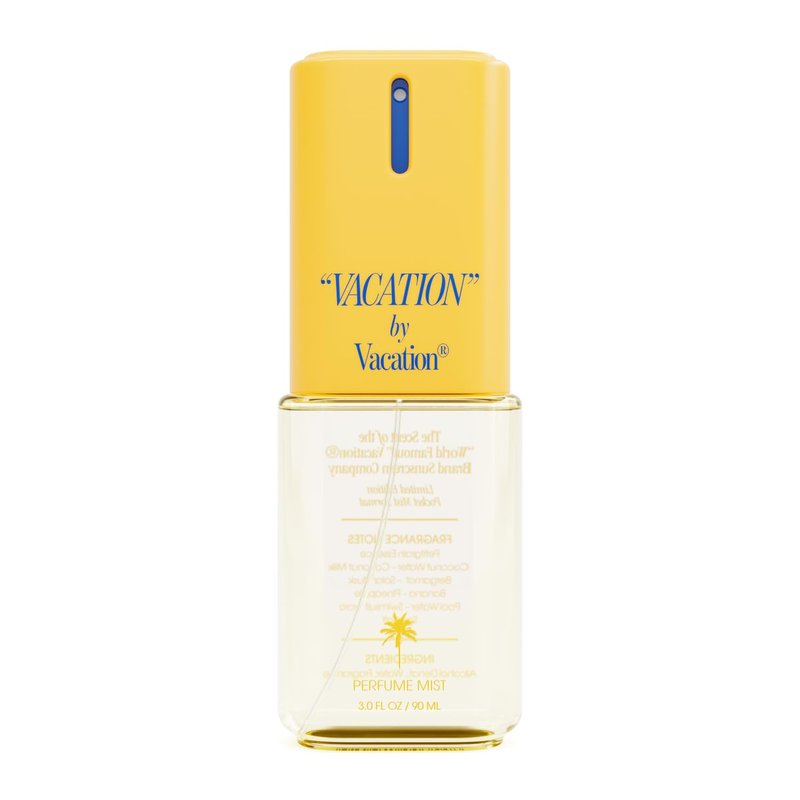 VACATION" Body Mist, Perfumed Body Spray for Women & Men, Coconut, Banana, Pool Water & Swimsuit Fabric Scent, Layer with Eau de Toilette, Beach Summer Fragrance, Travel Size 3 fl oz