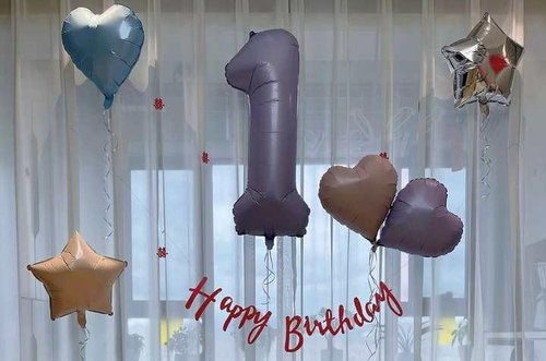 Lilac 40-Inch Number 2 Balloon - Perfect 2nd Birthday Decoration for Toddlers | Sparkling Party Decor