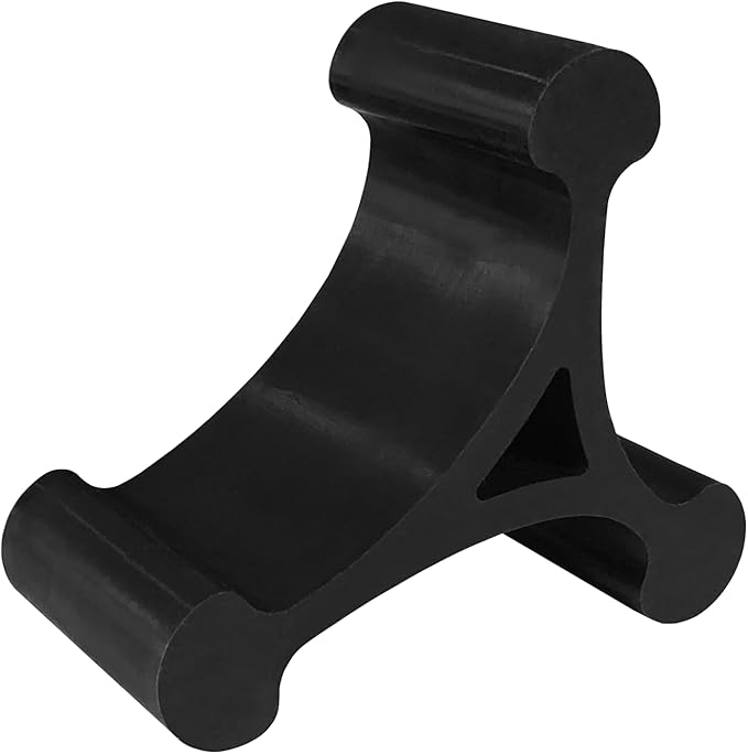 Mica Design Company Skalene Phone Stand - 100% Silicone Rubber, Adjustable Phone Holder, Prop, Rest - Desk, Office, Home, Kitchen Accessory (Stealth Black)