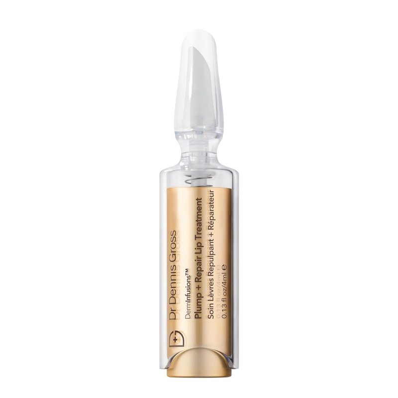 Dr Dennis Gross Plump + Repair Tinted Lip Treatment - Hyaluronic Acid & Peptides for Moisture Barrier | Clear, 4 mL