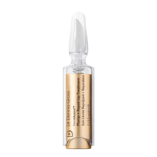 Dr Dennis Gross Plump + Repair Tinted Lip Treatment - Hyaluronic Acid & Peptides for Moisture Barrier | Clear, 4 mL