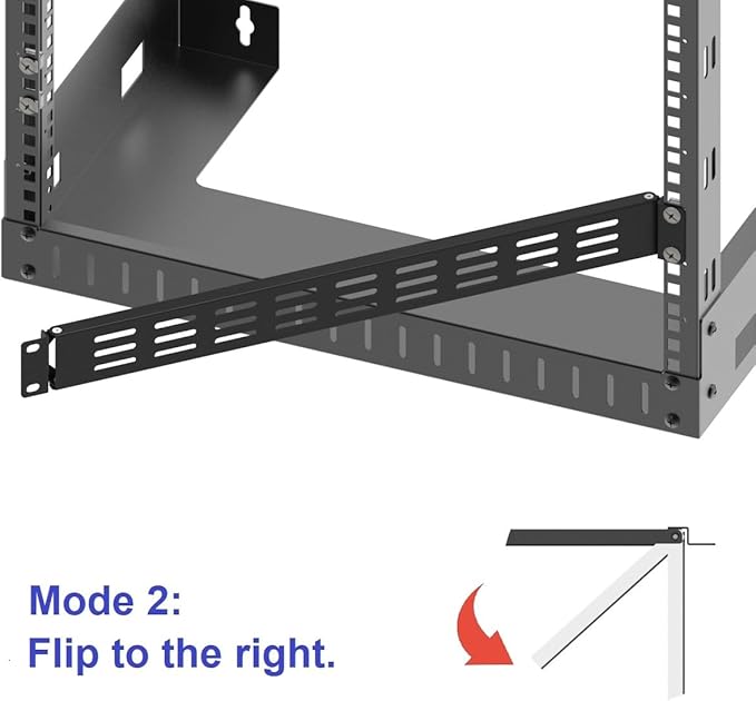 QiaoYoubang 1U Hinged Vented Rack Mount Blank Panel Spacer for 19in Server Rack or Network Cabinet (1U Vented Blank Panel) (Pack of 2)