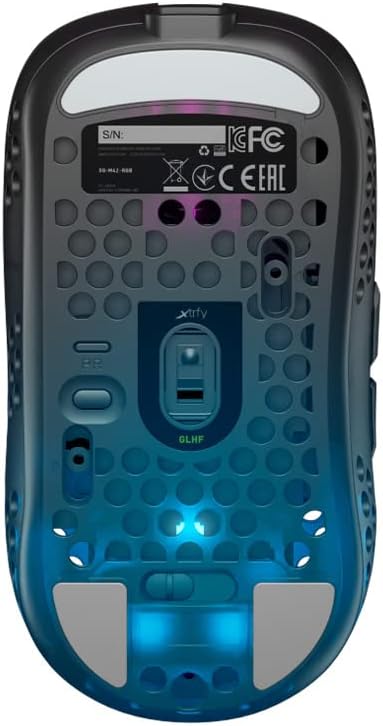 Xtrfy MZ1 Wireless Gaming Mouse Black. Adjustable. Designed by Rocket Jump Ninja