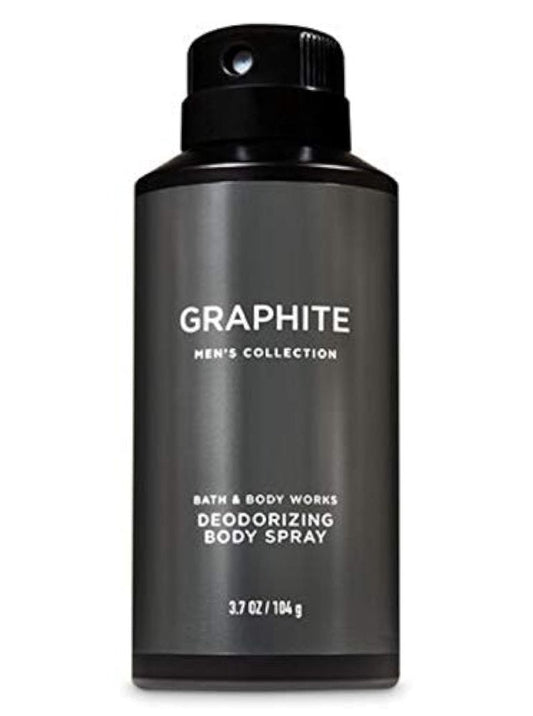 Graphite Men's Deodorizing Body Spray - Long-Lasting Freshness | 3.7 Fl Oz