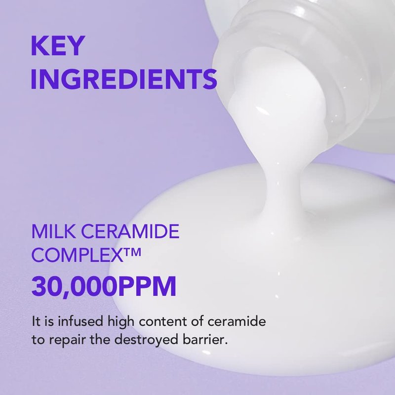 [SKIN&LAB] Barrierderm Milky Serum | Milk Ceramide Complex, Squalane, and Panthenol to repair Skin Barrier | Made in Korea | 1.69 Fl Oz