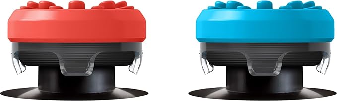 KontrolFreek Splash for Nintendo Switch Pro Controller | Performance Thumbsticks | Concave | Blue/Red