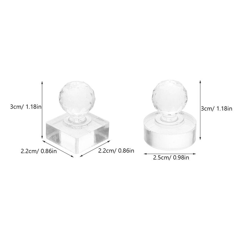 minkissy 2pcs Eyeshadow Pressing Tool Eyeshadow Stamper Blusher Pressing Stamp Eye Shadow Stamper Pressed Stamper Eye Shadow Palette Repairing Tool Highlighter Repair Tool