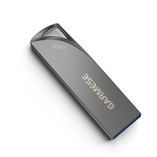 GARMESE 256GB USB 3.0 Flash Drive, Metal Waterproof USB Drive, Durable Slim Thumb Drive with Keychain, Plug & Play Memory Stick for PC, Laptop, Car Audio