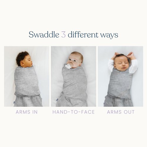 HALO 100% Cotton Sleepsack Swaddle, 3-Way Adjustable Wearable Blanket, TOG 1.5, Flamingos, Newborn, 0-3 Months