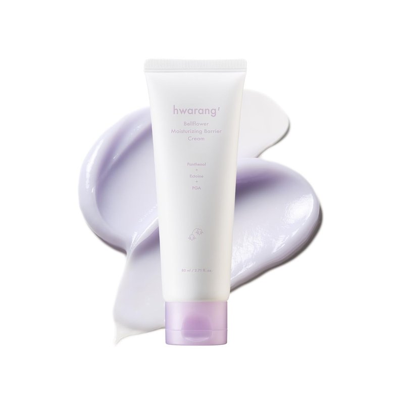 Bellflower Moisturizing Barrier Cream - Daily Face Moisturizer for Dry to Combo Skin | Hydrating Korean Skincare with Ceramides & Panthenol | 2.7 Fl Oz