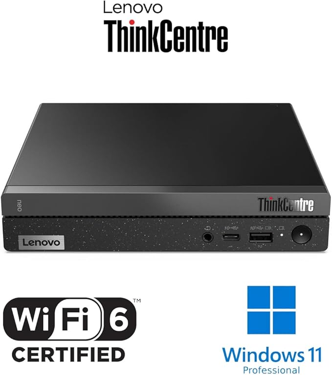 Lenovo ThinkCentre neo 50q Gen 4 Business MFF Desktop, 13th Gen Intel Core i5-13420H, 64GB RAM, 2TB PCIe SSD, Display Port, HDMI, RJ-45, Wi-Fi, Windows 11 Pro