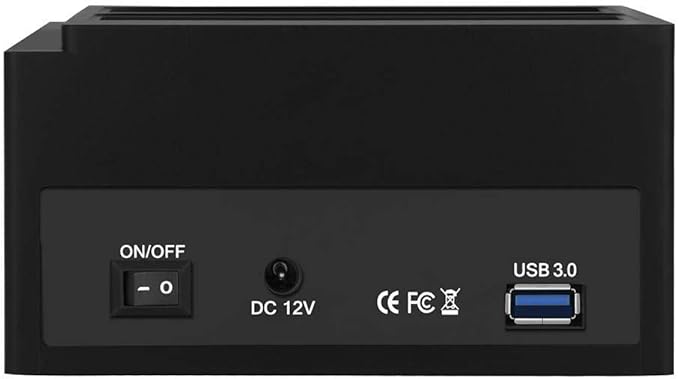 USB 3.0 SATA IDE HDD Docking Station, Three-Bay Offline Clone HUB, 12V 3A Independent Power Supply, External Hard Drive Docking Station, USB Hub Reader for 2.5 3.5 Inch HDD
