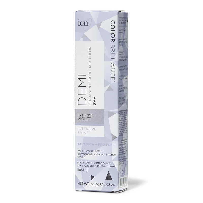 Intense Violet Demi-Permanent Hair Color - Ion Intensive Shine 6VV | Long-Lasting Vibrancy