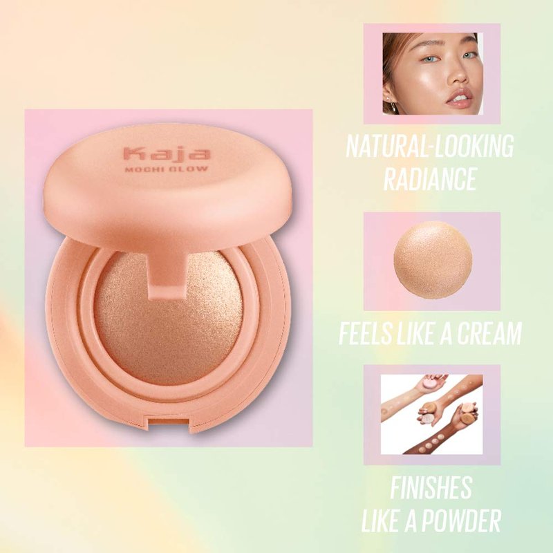 KAJA Mochi Glow Bouncy Highlighter | 03 Luna | Cruelty-free, Paraben-free, Sulfate-free, Phtalates-free, K-Beauty