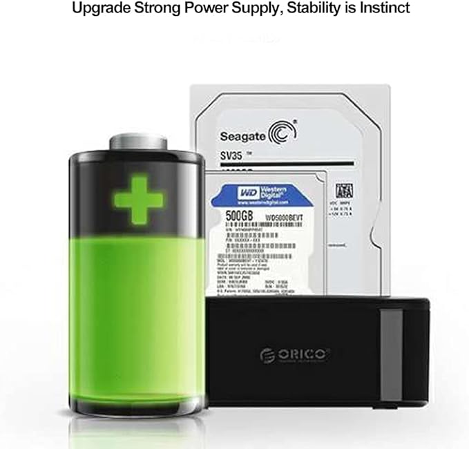 USB 3.0 SATA IDE HDD Docking Station, Three-Bay Offline Clone HUB, 12V 3A Independent Power Supply, External Hard Drive Docking Station, USB Hub Reader for 2.5 3.5 Inch HDD