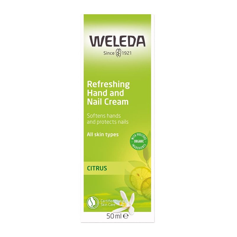 Weleda Citrus Hand Cream - Nourishing Moisturizer for Dry Skin | 50 ML