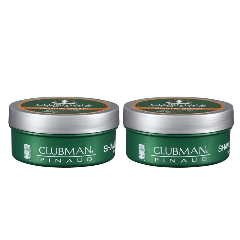 Clubman Pinaud Shave Soap – Classic Shaving Soap for Men, Rich Lather for Smooth Shave, 2oz, 2 Pack