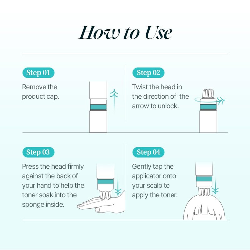 Scalp Serum for Hair Loss & Thinning with Massaging Tips | Clinically Proven | Thickens & Accelerates Hair Growth | Supports DHT Balance | Korean Hair Care | Low Irritation, Drug-Free | 4.05 fl.oz