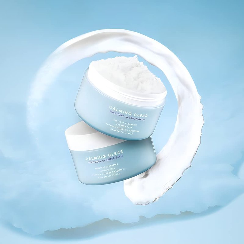 Leaders Calming Clear Milk Peel Cleanse Balm – Makeup Remover, Exfoliating, Deep Cleaning for Pores & Hydrating Cleanser for Smooth Skin Texture & Prevent Dead Skin Cells Buildup, 180ml (6.08 fl. oz.)