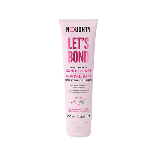 Noughty Let's Bond Builder Conditioner, Restorative Formula for Chemically Treated, Colored and Damaged Hair, Bond Repair Treatment to Reduce Breakage and Improve Resilience 8.4fl.oz