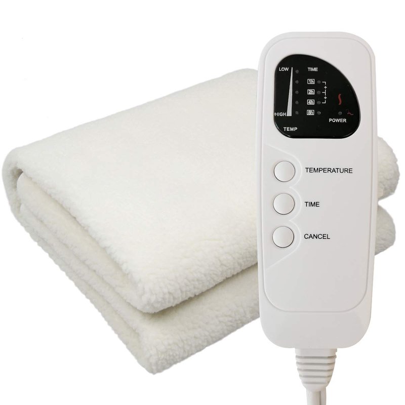 AIDENCOX Deluxe Ultra-Thick Fleece Massage Table Warmer,Heating Pad with 5 Heat Settings & Timer,12 Ft Cord and Overheat Protection for Spa Table,Massage Bed,Home Bed,71”x30”