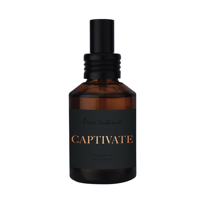 Pure Instinct CAPTIVATE The Original Pheromone Infused Essential Oil Perfume Cologne - Men's Collection - TSA Ready (Spray Bottle 2 Fl. Oz./60mL)