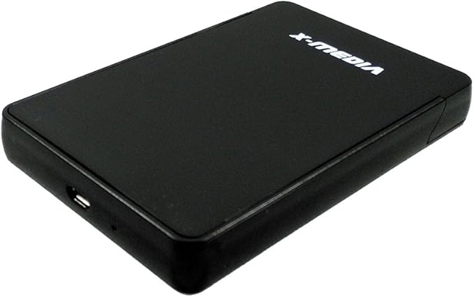 X-MEDIA XM-EN2279 2.5-Inch Tool-Free USB 2.0 SATA Hard Disk Drive HDD External Enclosure Case for 7mm / 9.5mm 2.5-Inch SATA HDD and SSD