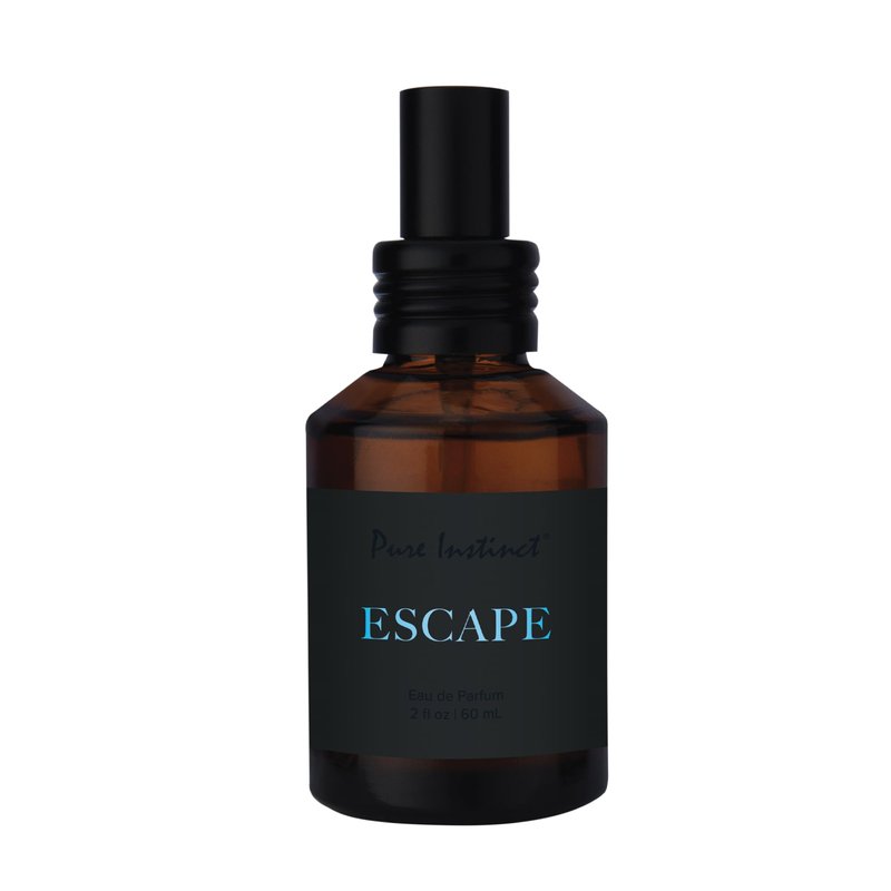 Pure Instinct ESCAPE The Original Pheromone Infused Essential Oil Perfume Cologne - Men's Collection - TSA Ready (Spray Bottle 2 Fl. Oz./60mL)