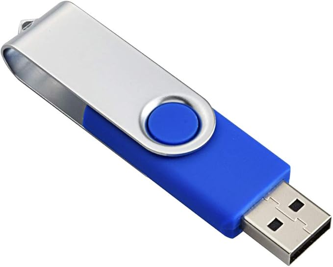 Aiibe 10 Pack 4GB Flash Drive USB Flash Drive Thumb Drives USB 2.0 Memory Stick Wholesale/Lot/Bulk (4GB, 10 Pack, Blue)