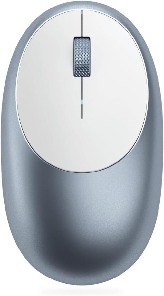 Satechi M1 Wireless Bluetooth Mouse, USB-C Rechargeable, Compact & Portable, for MacBook Air/Pro/Neo, iPad Air/Pro, iPad mini, Mac mini, iMac & Windows - Blue